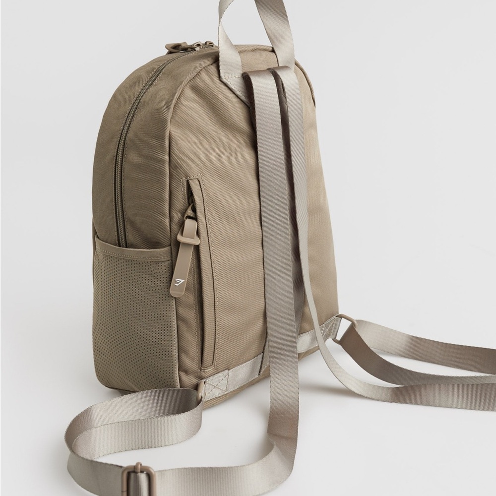 Gymshark Cement Brown Mini Backpack - image 2